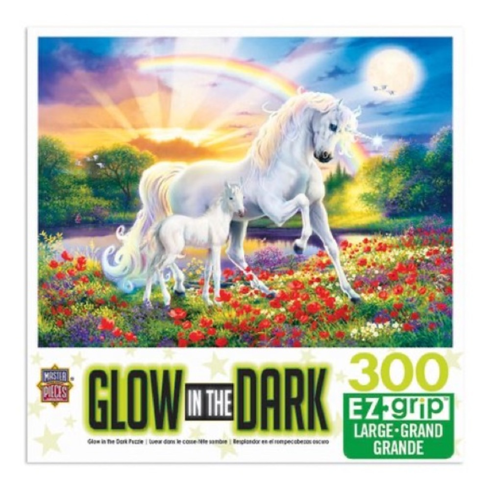 🎉HOST PICK🎉Masterpieces | Glow In The Dark Bedtime Stories 300-PiecePuzzle NWT